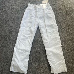 Abercrombie & Fitch linen tailored pant